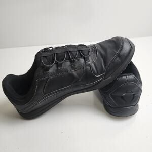 TredSafe Oil & Slip Resistant Black Bungee Laces Slip on Work Shoes Women's 11